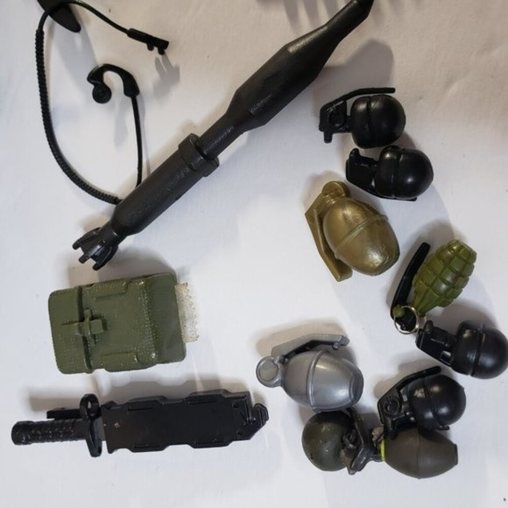G I Joe Action Figure Army War Accessory Toys Boots Headphones Weapons GI Joe - Picture 6 of 13